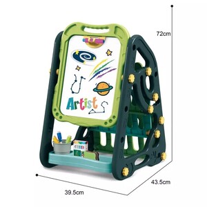 Toy Land Kids Multifunctional Double Sided Educational Magnetic Painting Erasable Bookshelf Drawing Board