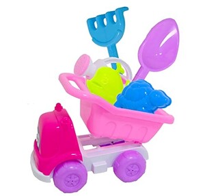 Toy Land Multicolor Sand and Beach Truck Toy Set for Kids