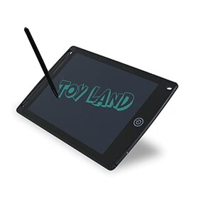 Toy Land 8.5 inch LCD Writing Tablet and Drawing Board with Doodle Pad Portable Electronic Writer Environmental Writing and Drawing Memo Board (Black)