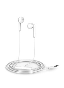 Generic Half In-Ear Earphones With Remote Wire Control White