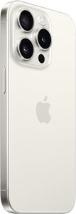 هاتف أبل آيفون 15 برو بسعة 1 تيرابايت وشريحة إلكترونية من التيتانيوم باللون الأبيض - إصدار دولة الإمارات العربية المتحدة