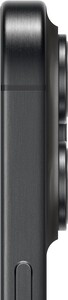 هاتف أبل آيفون 15 برو ماكس، سعة 256 جيجابايت، شريحة إلكترونية تيتانيوم باللون الأسود - إصدار عالمي