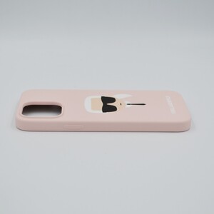 KARL Lagerfeld Liquid Silicone Case s Head For Iphone 13 Pro Max Light Pink