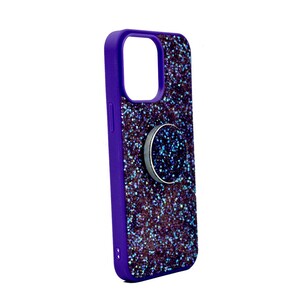 Isafe Bling Pop Up Hard Cover Iphone 14 Pro Max Purple