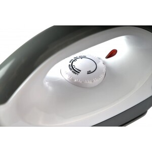 AFRA Japan Dry Iron, 1000W, Non-Stick Soleplate, Indicator Light, Overheat Protection, Temperature Knob, Smooth Ironing, White/Grey, G-MARK, ESMA, ROHS, and CB Certified, 2 years Warranty