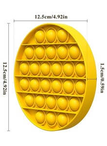 Generic 3-Piece Push Pop Bubble Sensory Fidget Toy