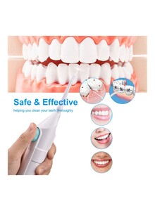 ماركة غير محددة جهاز تنظيف الأسنان بالماء مزود بخزان مياه قابل للفصل أبيض 16x4.7x13.3سم