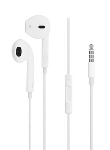 Generic In-Ear Headphone With Mic White