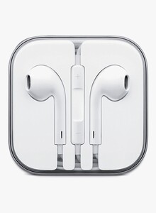Generic In-Ear Headphone With Mic White