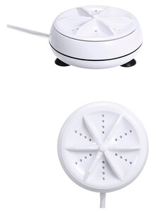 Generic Rotating Ultrasonic Turbine Washer With USB Cable White