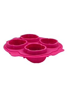 Generic Silicone Brain Shaped Ice Tray Red