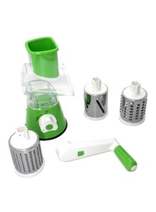Generic Tabletop Drum Grater White/Green/Silver
