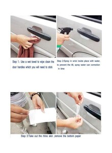 Beauenty 4-Piece Car Door Handle Protector Film