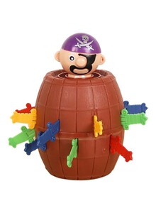 Generic Pirate Barrel Game Toy 9.3 x 8 x 8centimeter