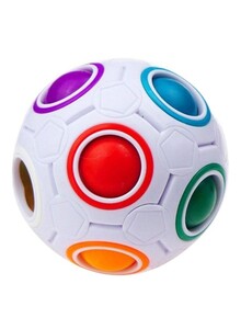 ماركة غير محددة لعبة بازل ماجيك بتصميم كرة بألوان قوس قزح