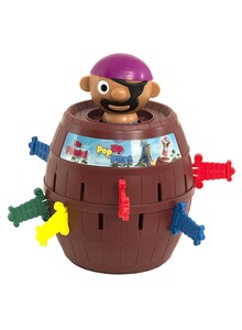 Tomy Play To Learn Pop-Up Pirate Barrel With Ejection Mechanism 16x16x16cm