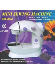 ARTLOOK Mini Sewing Machine BA2710 White/Purple