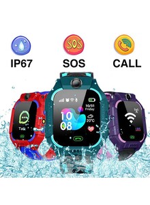 Smart 2030 Waterproof Smart Watch For Kids Blue