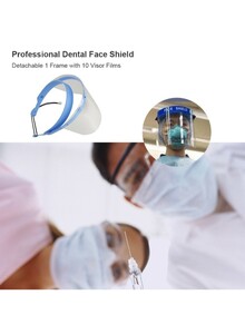 ماركة غير محددة واقي الوجه لطبيب الأسنان