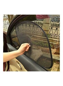 RAG&SAK 2-Piece Car Curtains for Front and Rear Windows