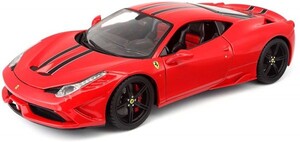 Bburago Ferrari Signature 458 Speciale Car Model Scale 1:18 Red