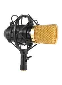 Generic Professional Broadcasting Studio Recording Condenser Microphone Set I2146-A Black