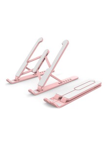 Generic Portable Tablet Stand 29.5x3.1x8.8cm Pink/White