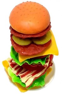 Generic Plastic Layered Hamburger Balance Toy
