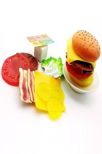 Generic Plastic Layered Hamburger Balance Toy