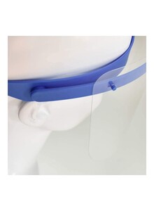 Generic 10-Piece Safety Face Shield Clear/Blue 22x22x19.5centimeter