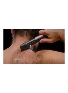 Micro Touch Titanium Trim Hair Cutting Body Shaver and Groomer Tool Set Black