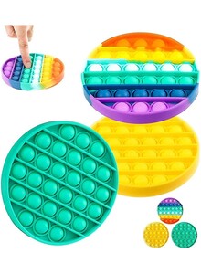 Generic 3-Piece Push Pop Bubble Sensory Toy Set