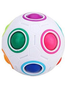 Generic 7Cm Magic Rainbow Ball Football Fidget Cube Hottest Decompression Finger Toys