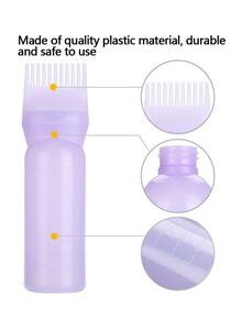 Generic 2-In-1 Hair Dyeing Bottle With Comb Light Purple