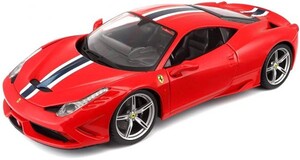 Bburago Ferrari 458 Speciale Car Model Scale 1:18 Red