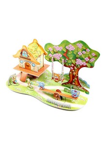 Generic 3D Paper Board Puzzle Early Learning Construction Assemble Toy Gift