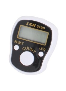 Generic Tasbeeh Tally Counter With LED Light White/Black/Red