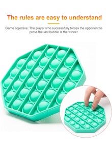 Generic Push Pops Bubble Sensory Toy Octagon-shaped 13 x 1.5 x 13cm