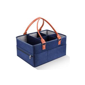 Little Story Premium Diaper Caddy-Blue Little Story Premium Diaper Caddy-Blue