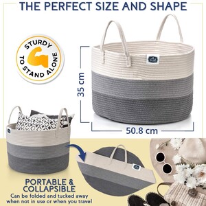 Little Story Multi-Purpose/Laundry Caddy Basket XXL - Grey