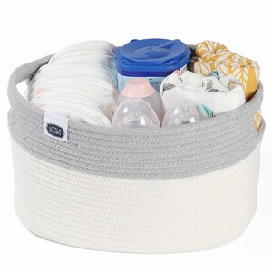 Little Story MULTI-PURPOSE/LAUNDRY CADDY BASKET - White