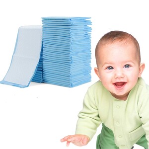 Little Story -Disposable Diaper Changing Mats - Pack of 100pcs - Blue