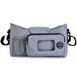 Little Story Stroller Diaper Organizer Bag-Grey