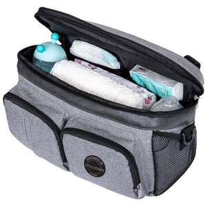 Little Story Stroller Organizer Travel Bag-Grey