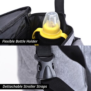 Little Story Stroller Organizer Travel Bag-Grey