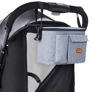 Little Story Stroller Organizer Travel Bag-Grey