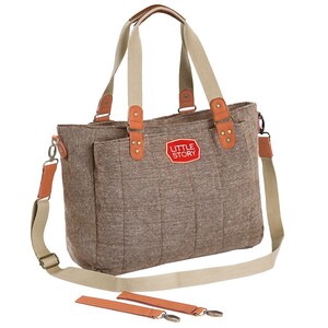 Little Story Bronx Diaper Bag - Khaki