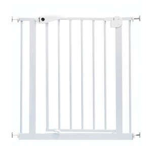 Baby Safe - Metal Safety Gate w/t 30cm Extension - White