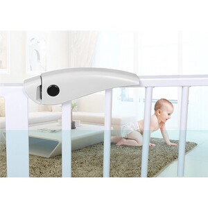 Baby Safe - Metal Safety Gate w/t 30cm Extension - White