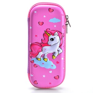 Eazy Kids - 3D Pencil Case - Unicorn Pink